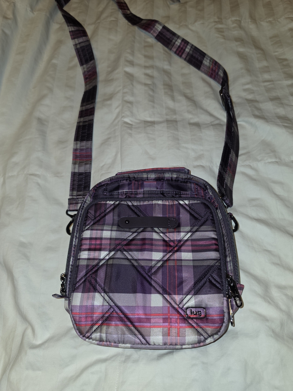 Lug Skeeter Bridge Tempo Plaid Plum